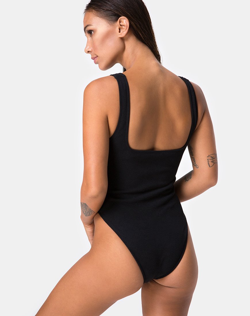 Immagine di Shila Cutout Swimsuit in Black Buckle