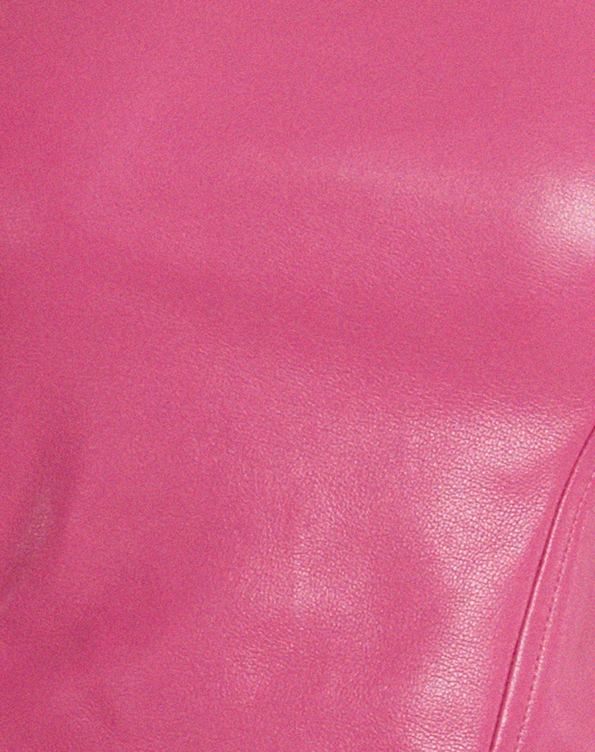 Top corsetto Dena in rosa caldo PU