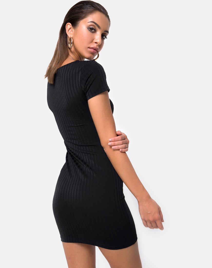 Abito Bodycon Shimmie in nero