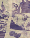 Collage floreale Ombra Viola