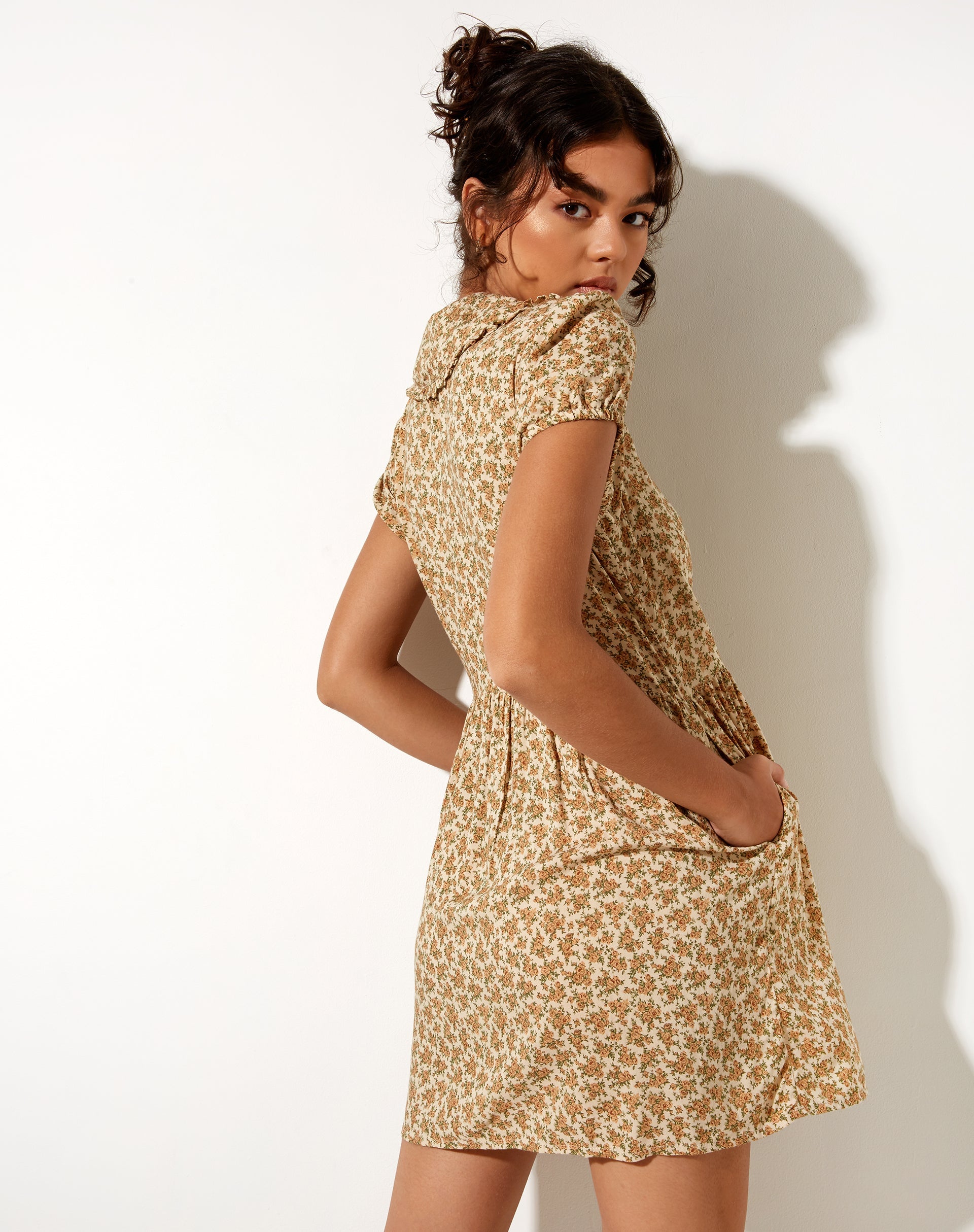 Immagine di Shire Mini Dress in Washed Ditsy