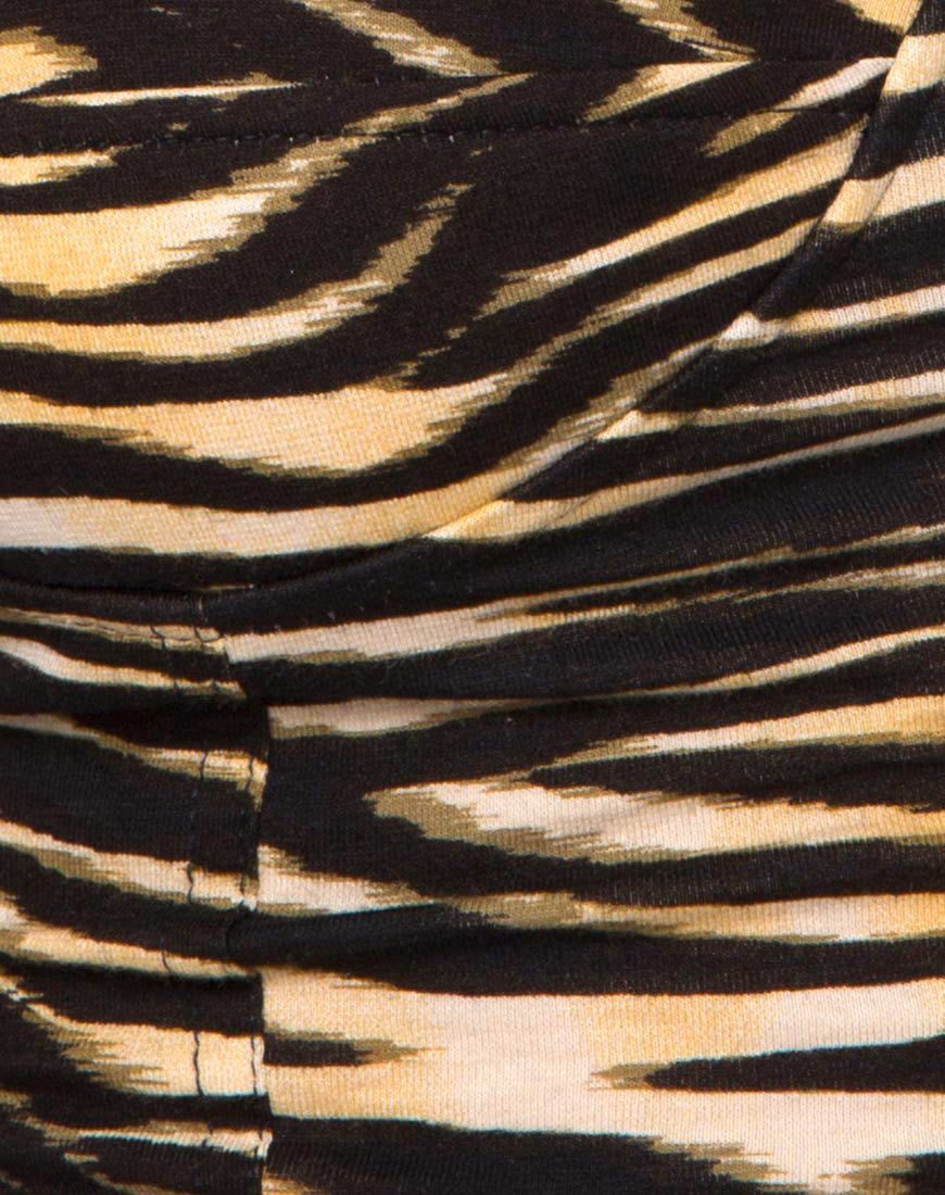 Immagine di Shistra Cropped Top in Zips Zebra Brown