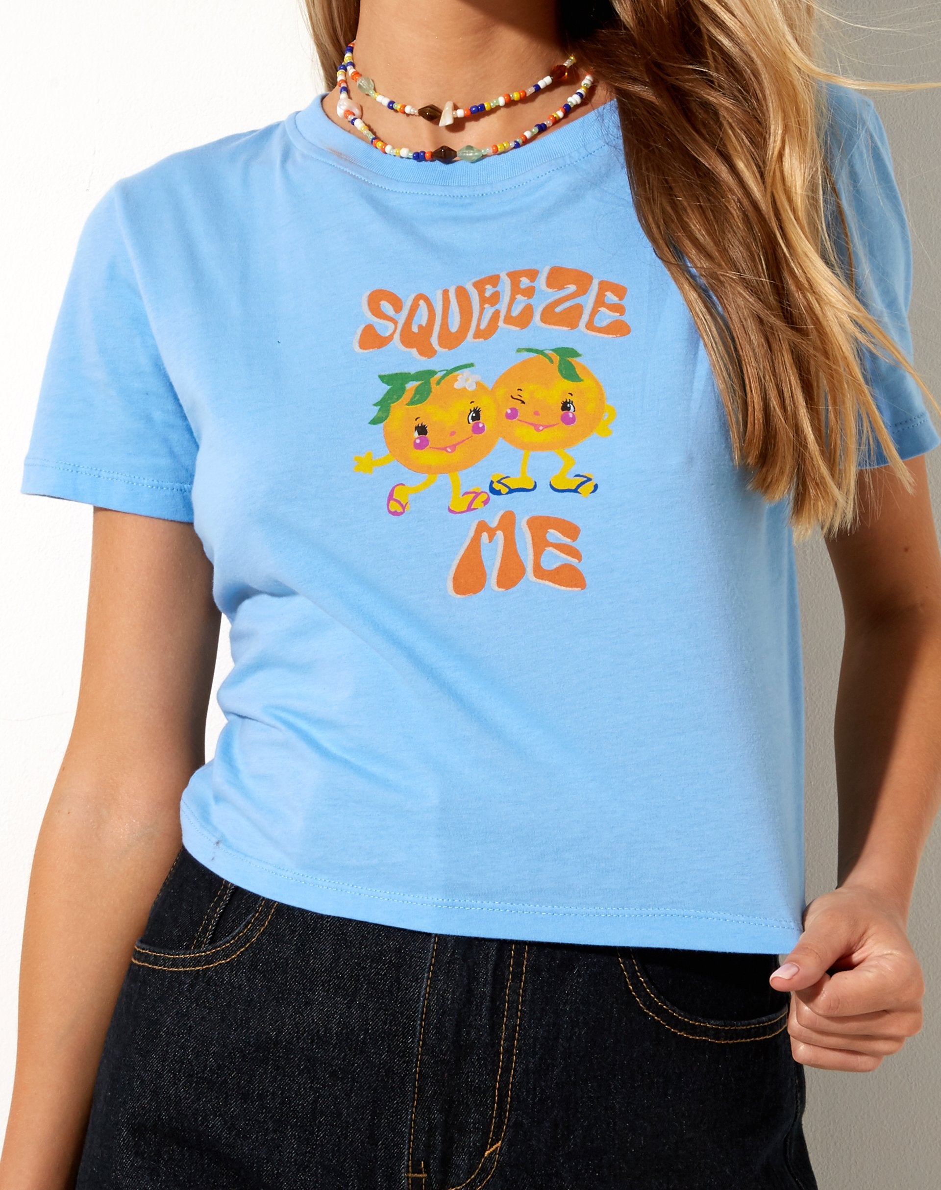 Immagine della maglietta Shrunk in blu oceano Squeeze Me
