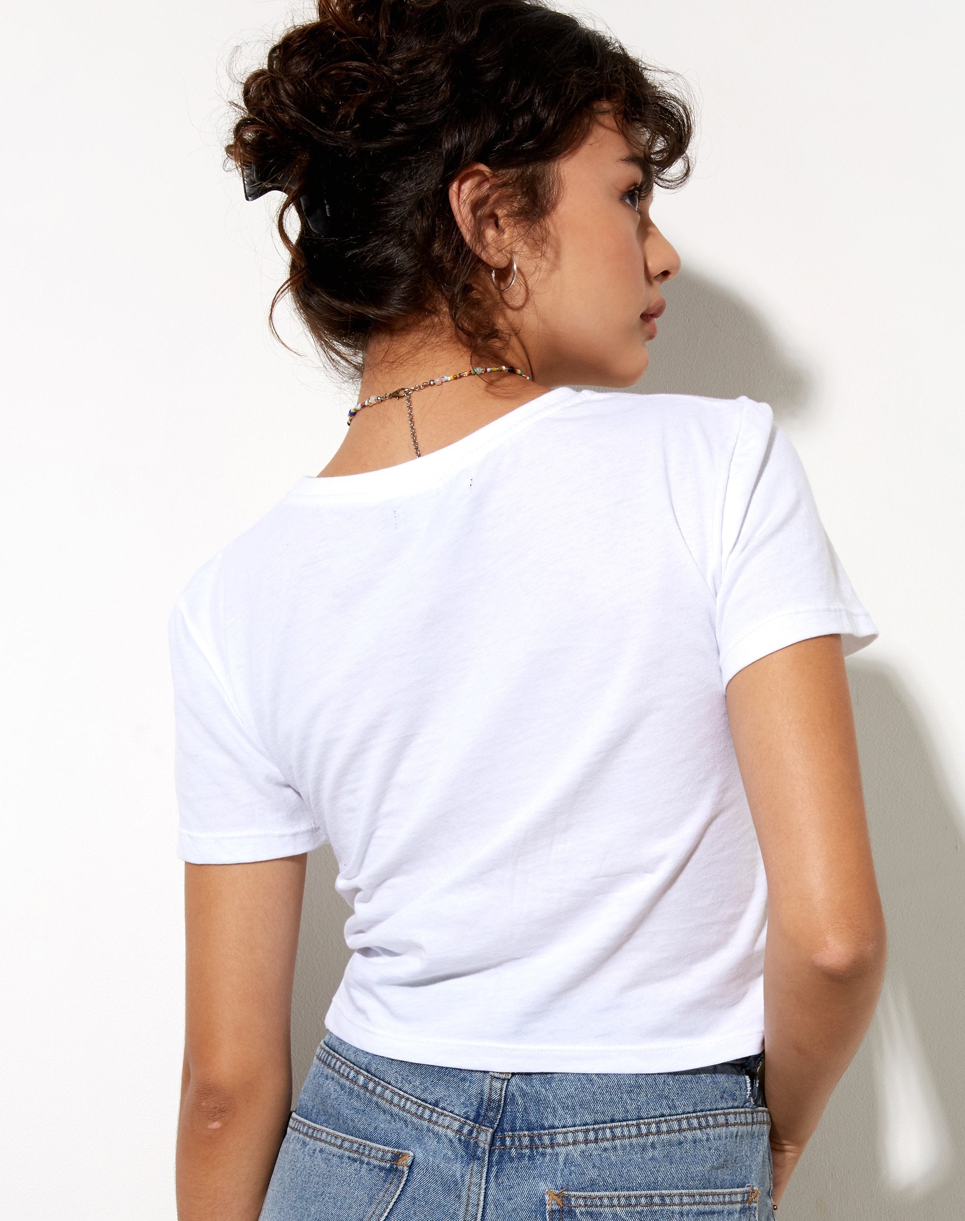 Immagine di Shrunk Tee in bianco Non stressarti, fai del tuo meglio