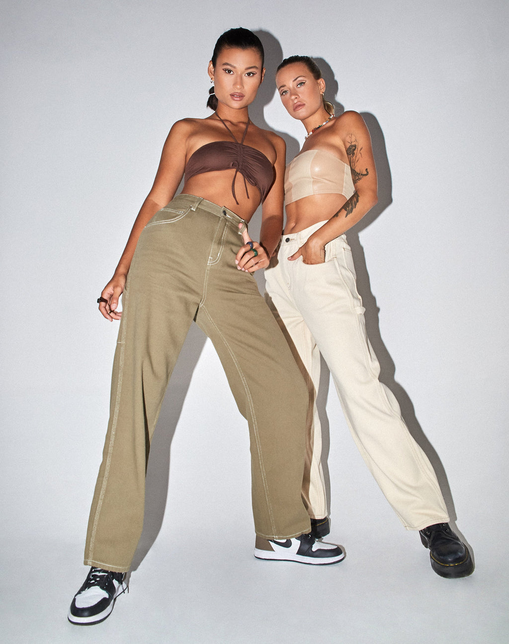 Jeans Carpenter Parallel in Khaki