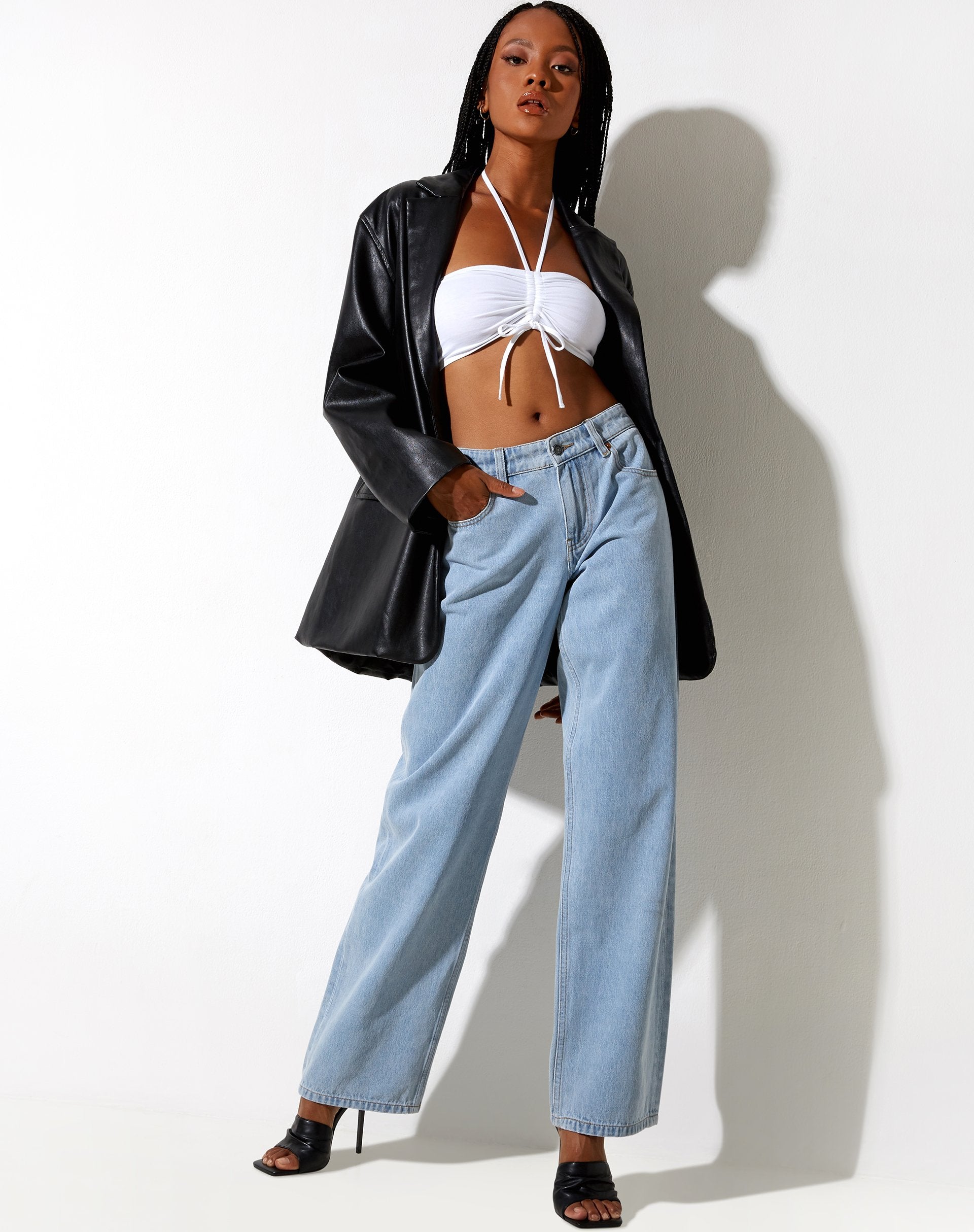 Immagine di Shuji Crop Top in Bianco
