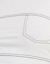 Bianco con punto nero