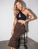 Immagine di Silta Crop Top a costine nero