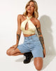 Immagine di Silta Crop Top in raso Buttercream
