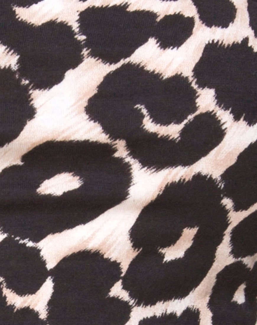 Immagine di Sinex Cutout Crop Top oversize in Jaguar