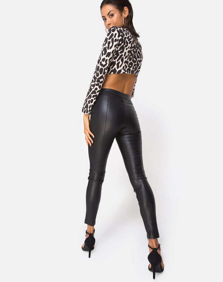 Immagine di Sinex Cutout Crop Top oversize in Jaguar