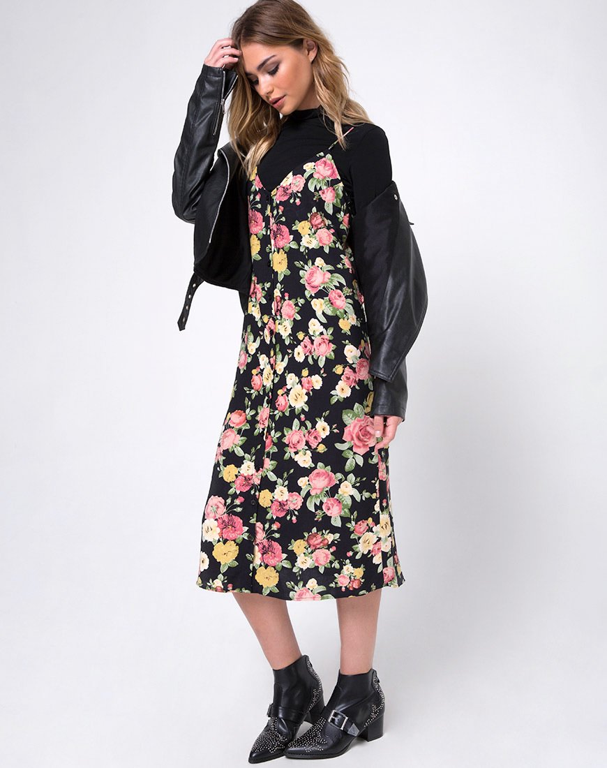 Immagine di Sini Slip Dress in Vintage Bloom