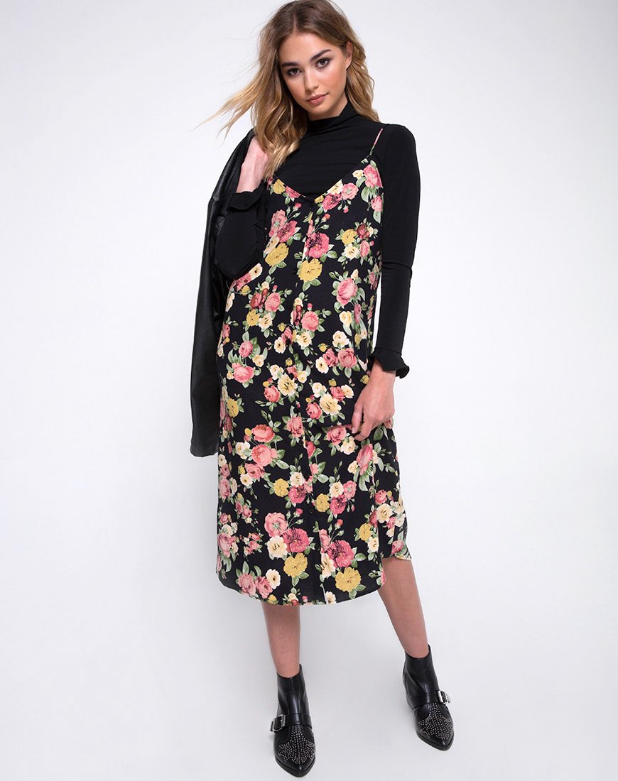 Immagine di Sini Slip Dress in Vintage Bloom