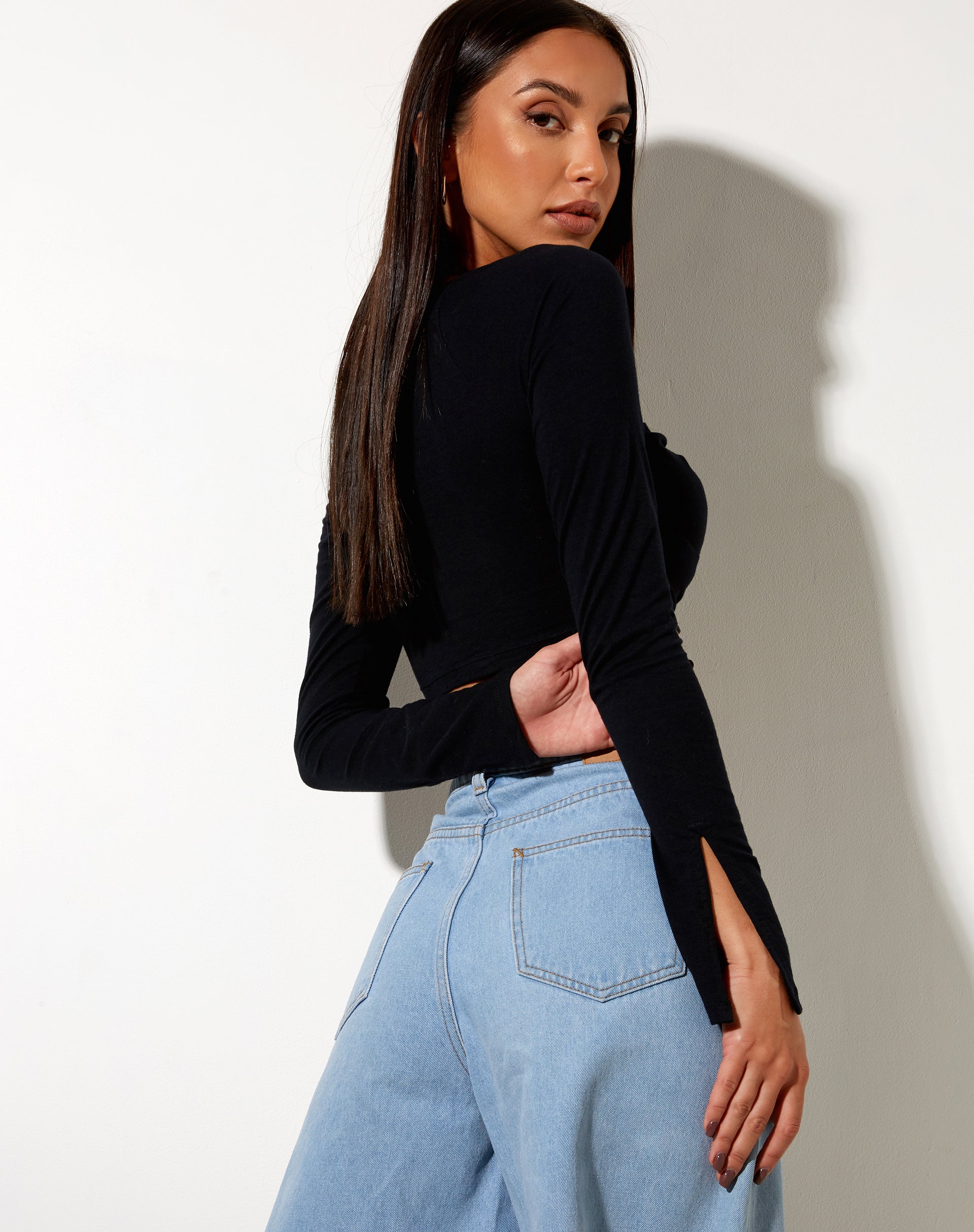 Immagine di Sira Crop Top nero