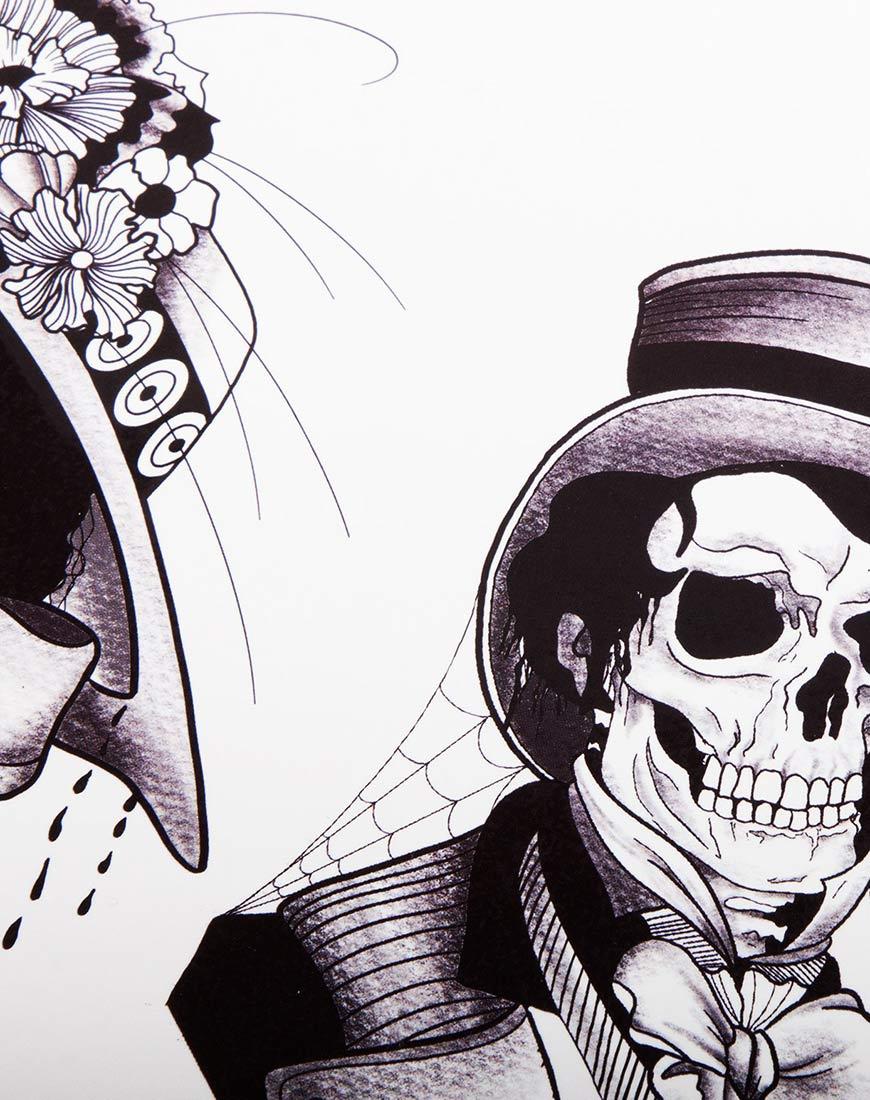 Immagine di Skull Transfer Set in nero by Shrine