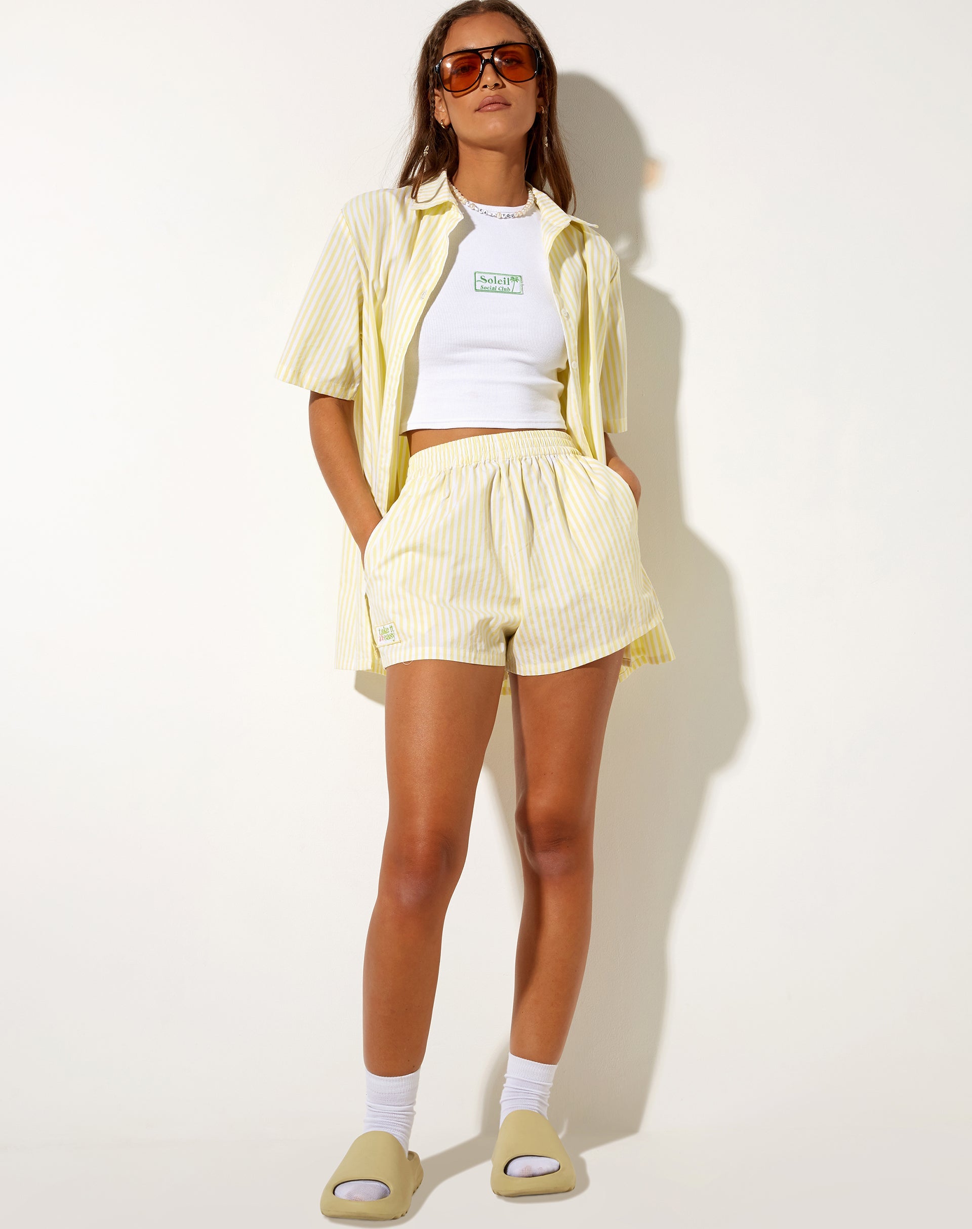 Immagine di Lala Short in giallo trasparente Take It Easy