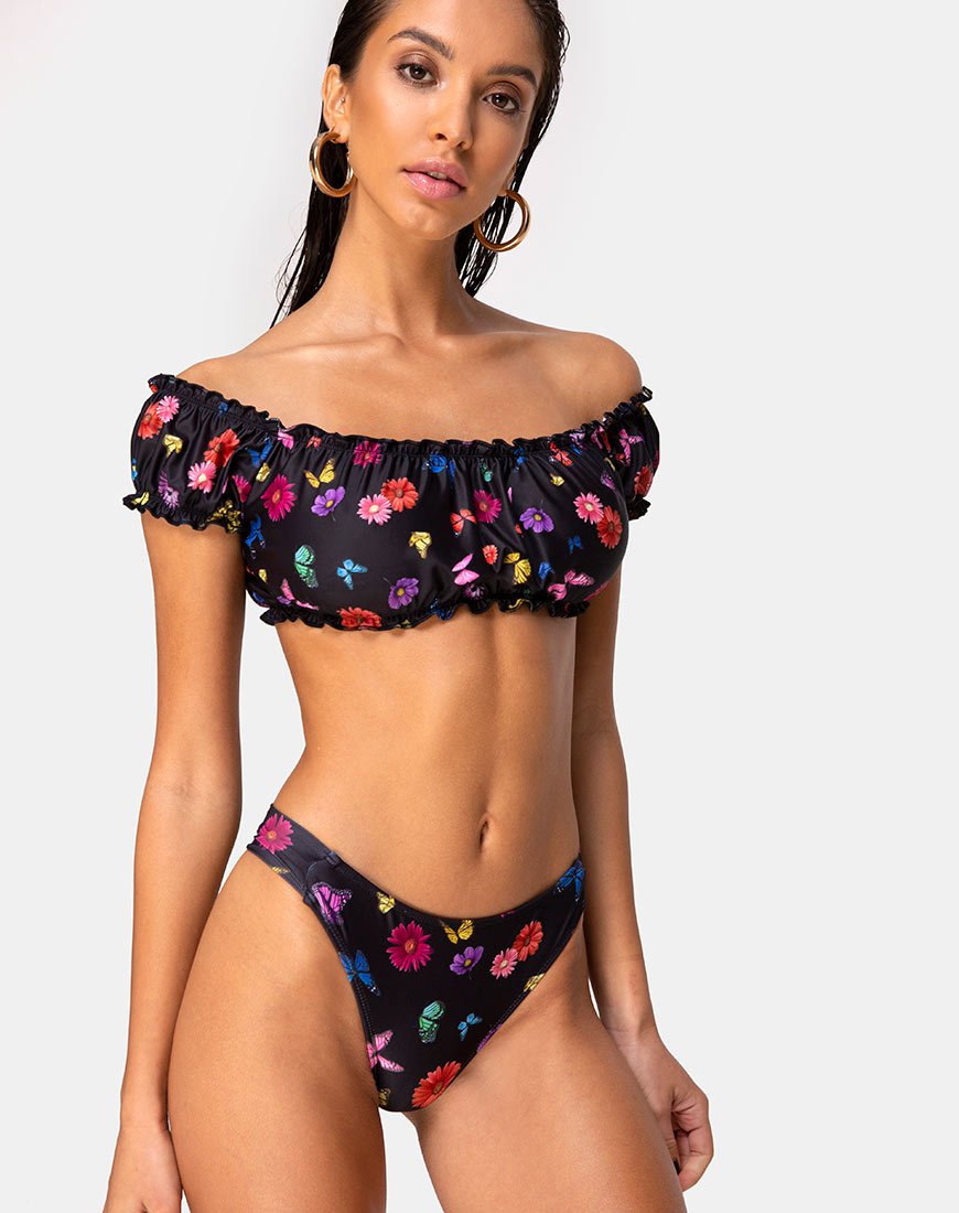 Immagine di Sofia Bikini Top in Butterfly Floral