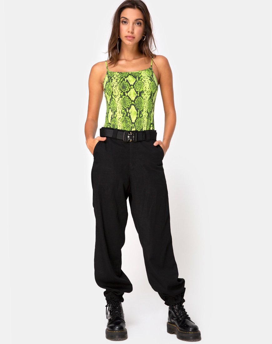 Immagine del corpetto Sol in Snake Lime