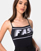 Immagine di Solemo Corpetto in nero Fast Love