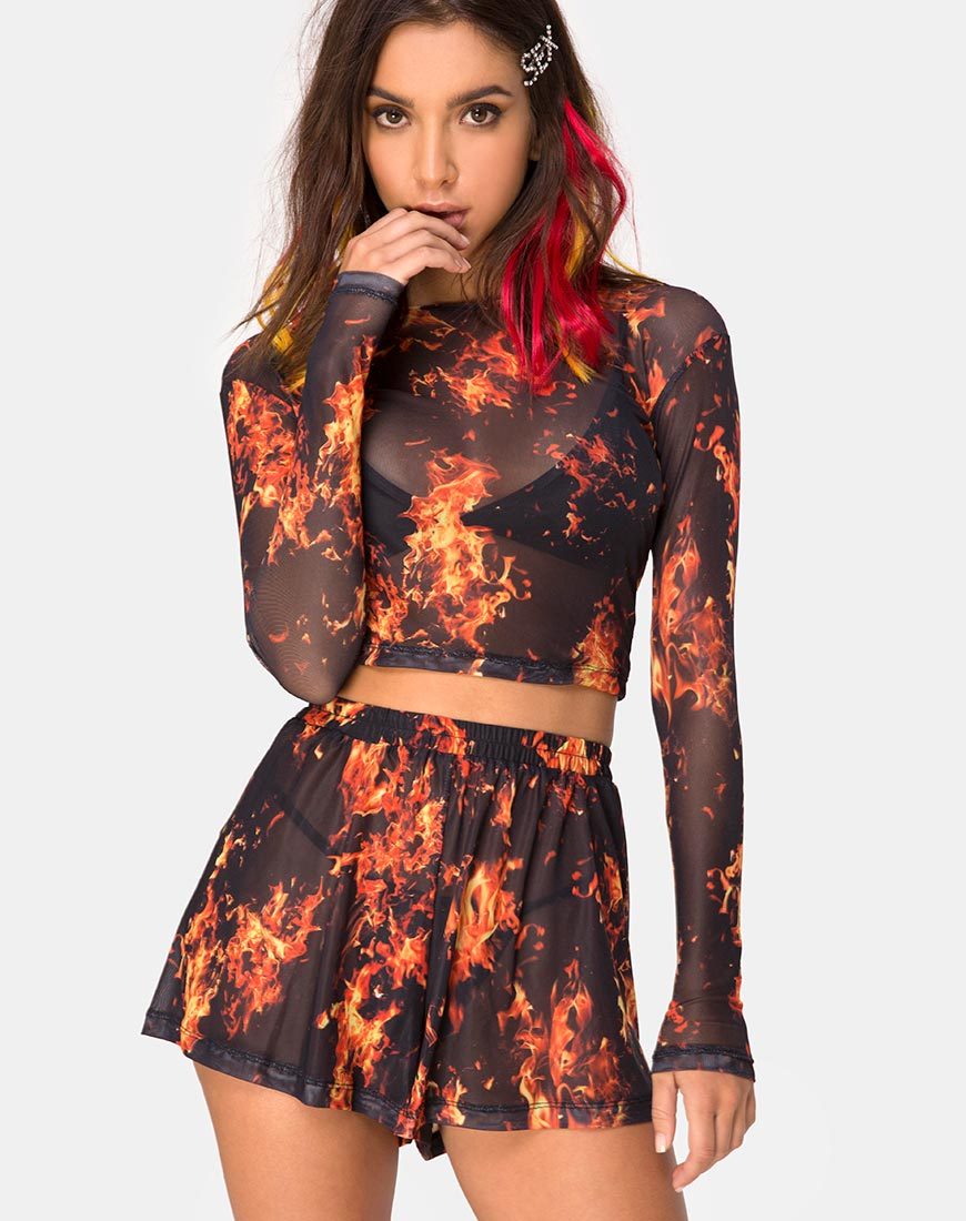 Immagine di Boris Short in maglia di fuoco