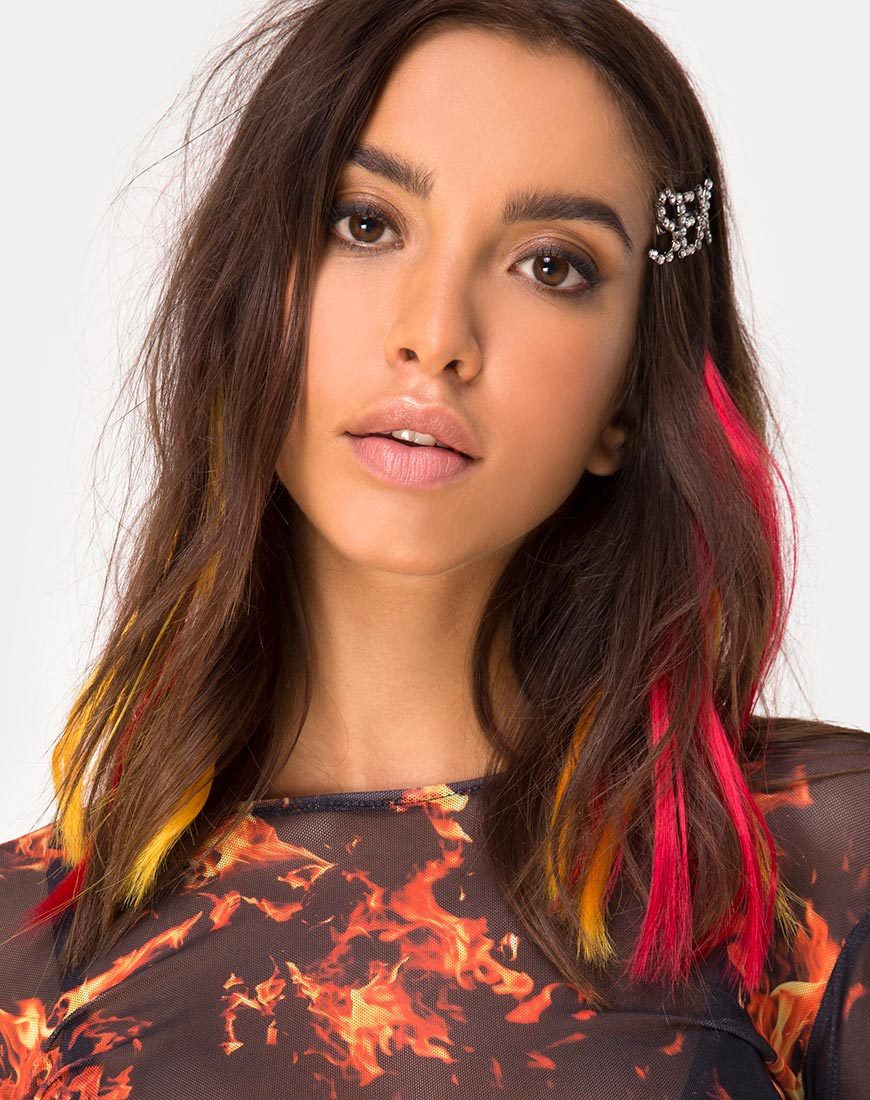 Extension per capelli in arancione bruciato di The Unicorn Glow