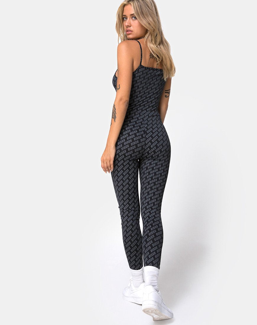 Immagine di Solita Unitard in Diagonal Disco Silver