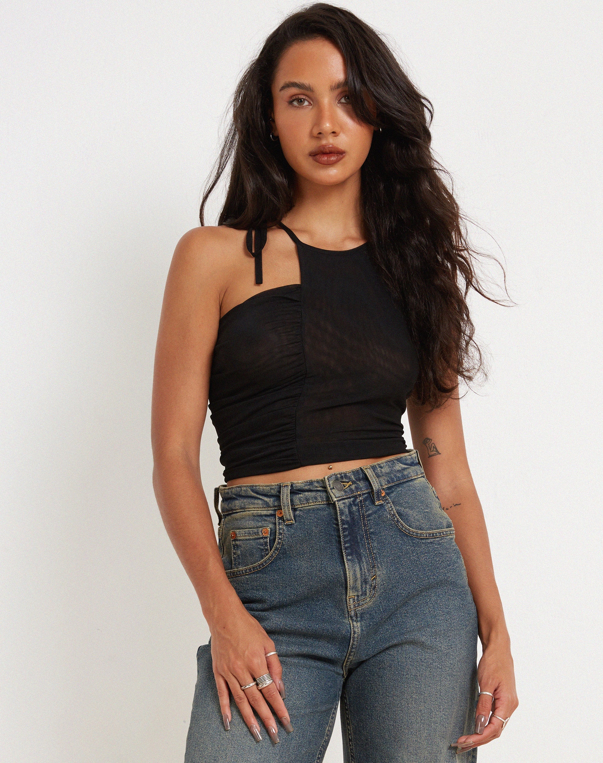 immagine di Sonja Crop Top nero