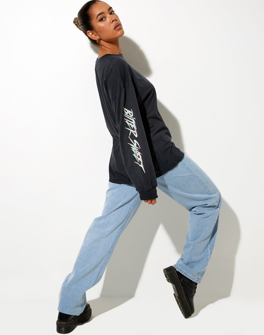 Tee Soph in nero vintage agrodolce