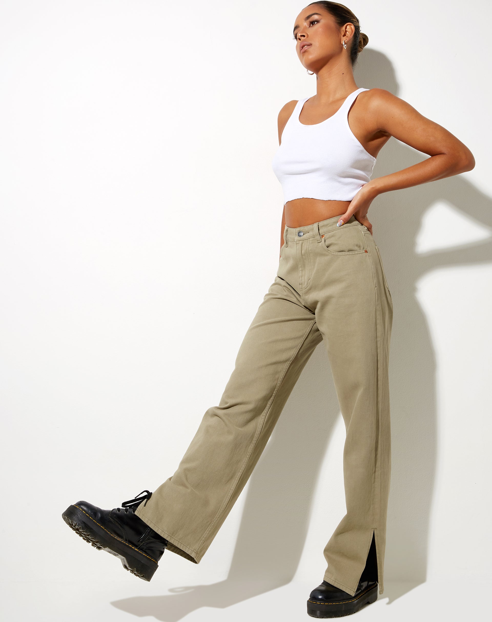 Immagine dei jeans Split Parallel in London Fog