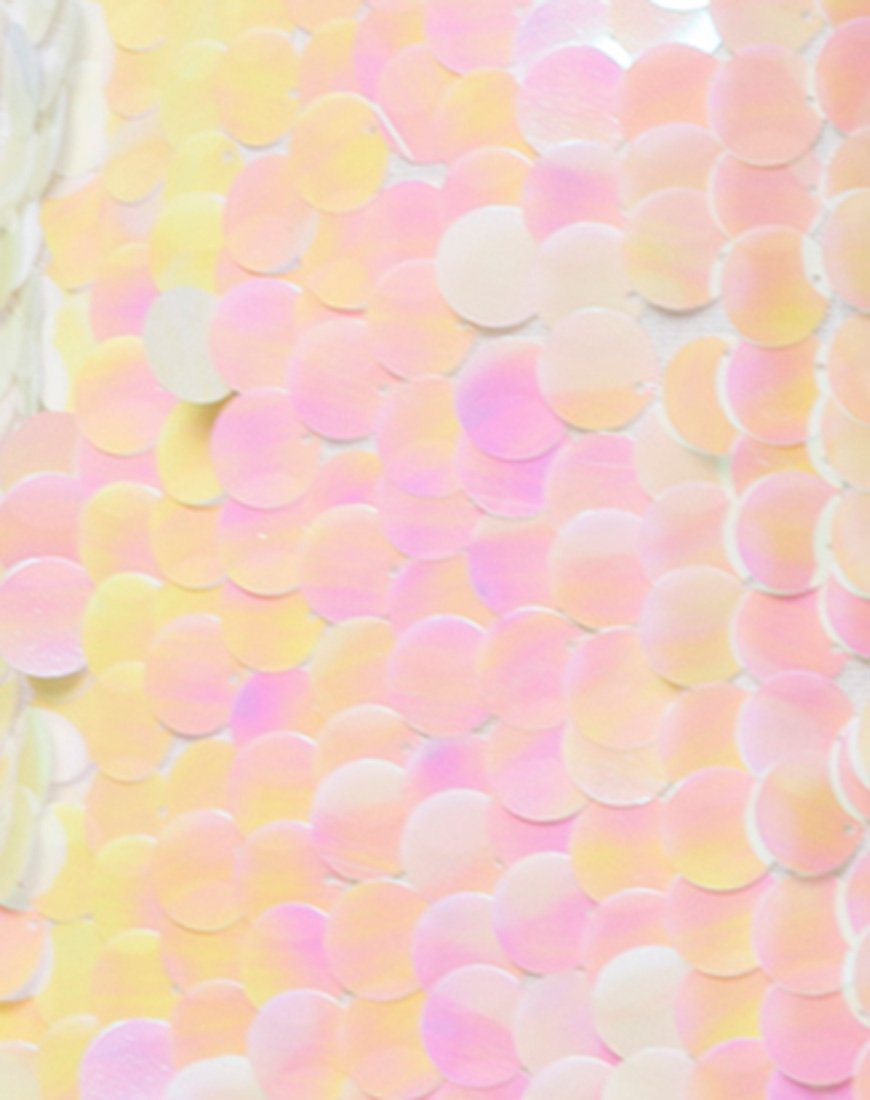 Immagine di Stargirl Playsuit in Fishcale Disc Sequin Oyster Shell