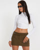 immagine di Stina Mini Skirt in Khaki