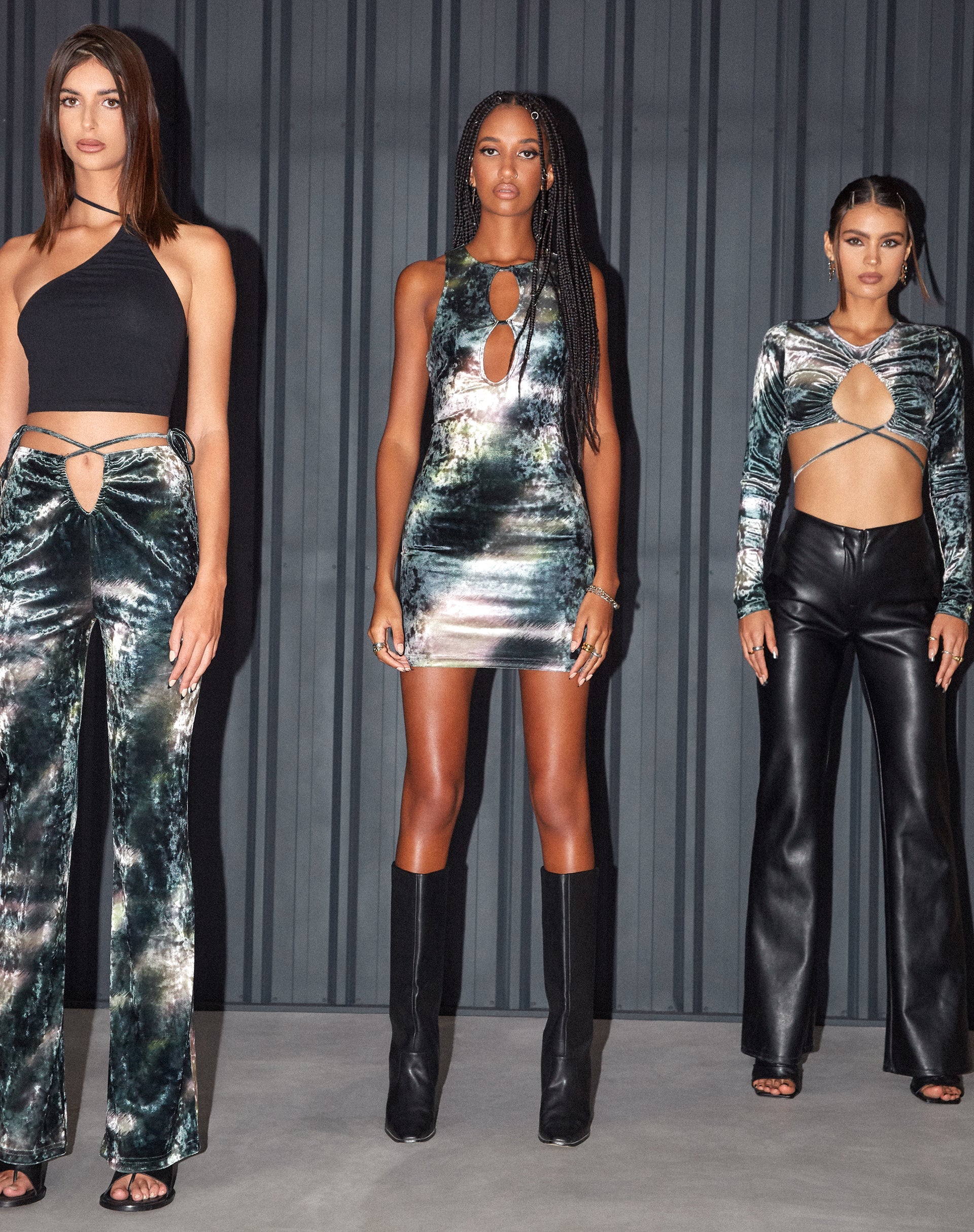 Immagine di MOTEL X IRIS Pantaloni Sarita in Camo Astratto