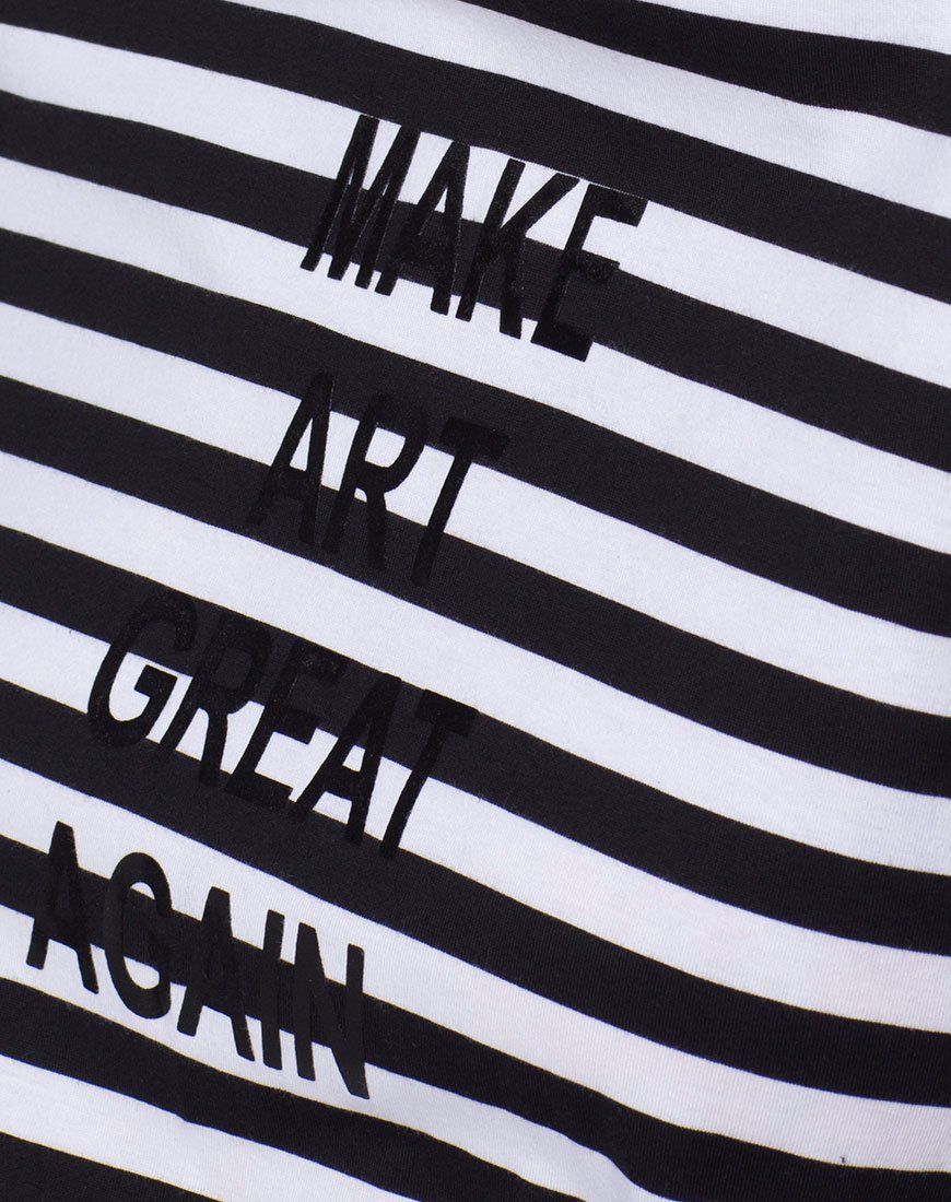 Immagine della t-shirt oversize Basic in Make Art Great Again