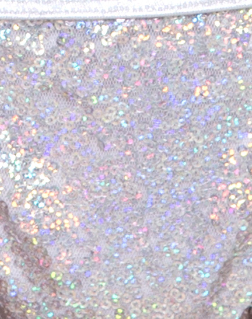Immagine di Sugar Rush Bikini Bottom in Sequin Diamond Shine