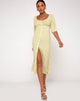 Immagine di Sula Midi Dress in Crinkle Botanic Mint Foam