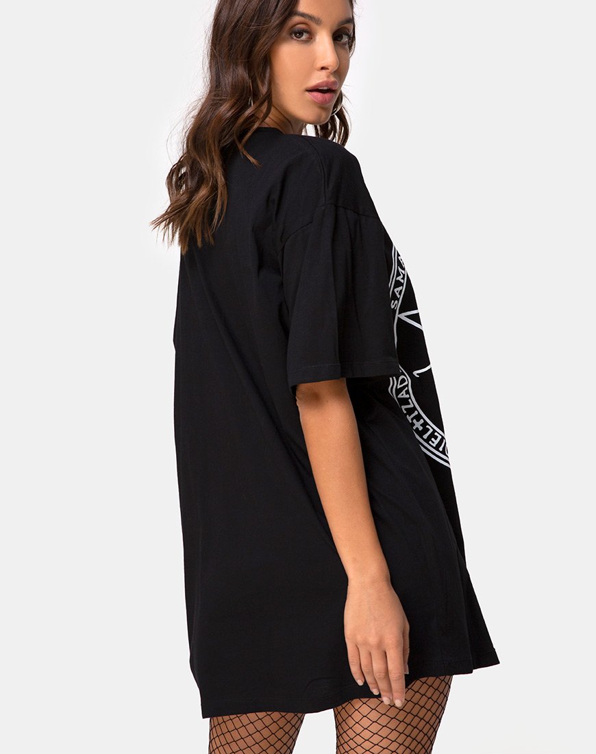 Immagine di Sunny Kiss Tee in nero Devil Trap