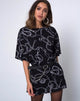 Immagine di Sunny Kiss Tee oversize in Chain