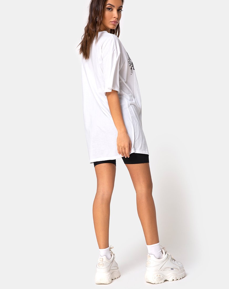 Immagine della t-shirt Sunny Kiss in bianco con cherubino