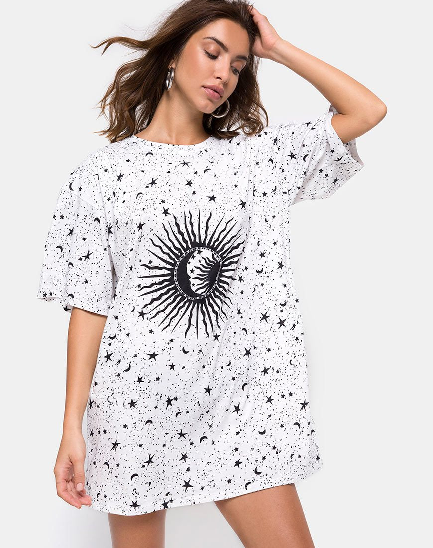 Immagine della t-shirt Sunny Kiss in bianco Cosmo