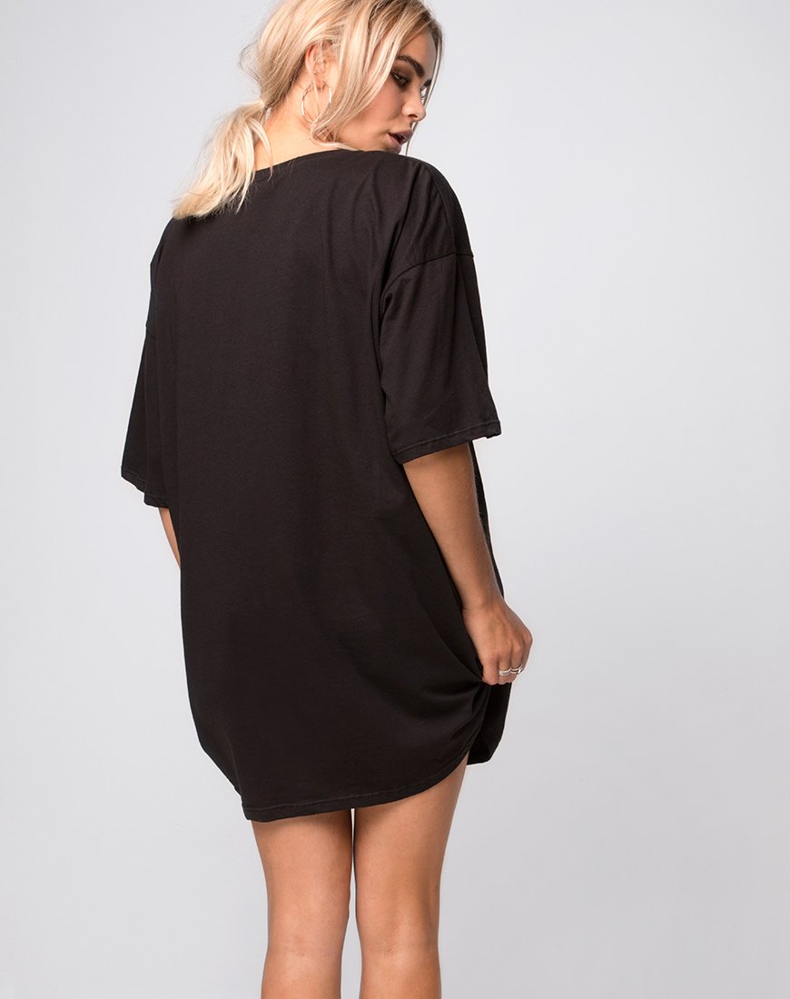 Immagine della t-shirt Sunny Kiss in nero Heart Breaker