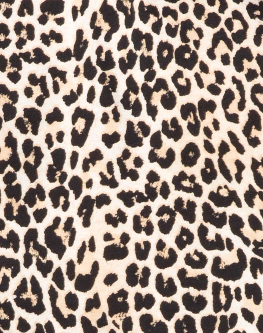 Immagine di Sunny Kiss Tee oversize in Rar Leopard