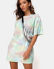 Immagine di Sunny Kiss Tee Dress in pastello Tie Dye