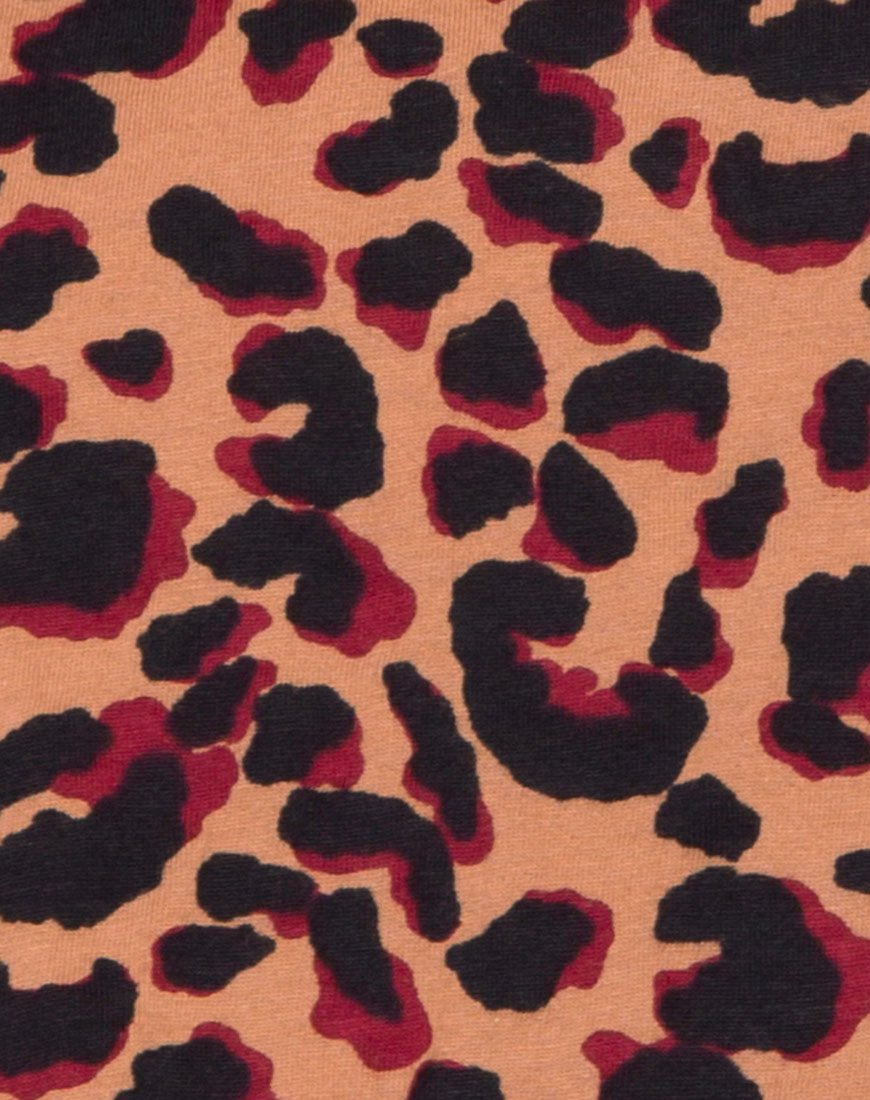 Immagine di Super Cropped Tee in Jungle Leopard