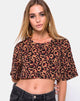 Immagine di Super Cropped Tee in Jungle Leopard