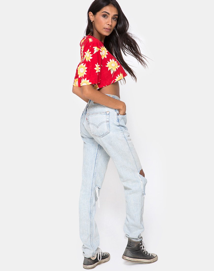 Immagine della t-shirt Super Cropped Tee in Sunny Days