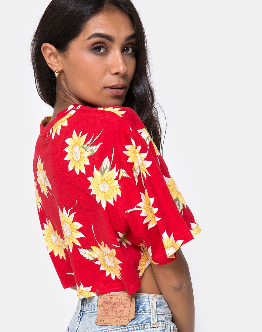 Super t-shirt cropped in Sunny Days