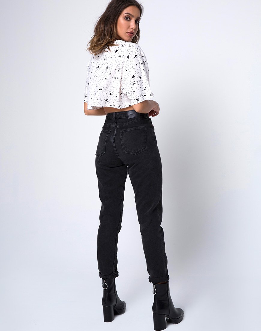 Immagine di Super Cropped Tee in bianco Cosmo