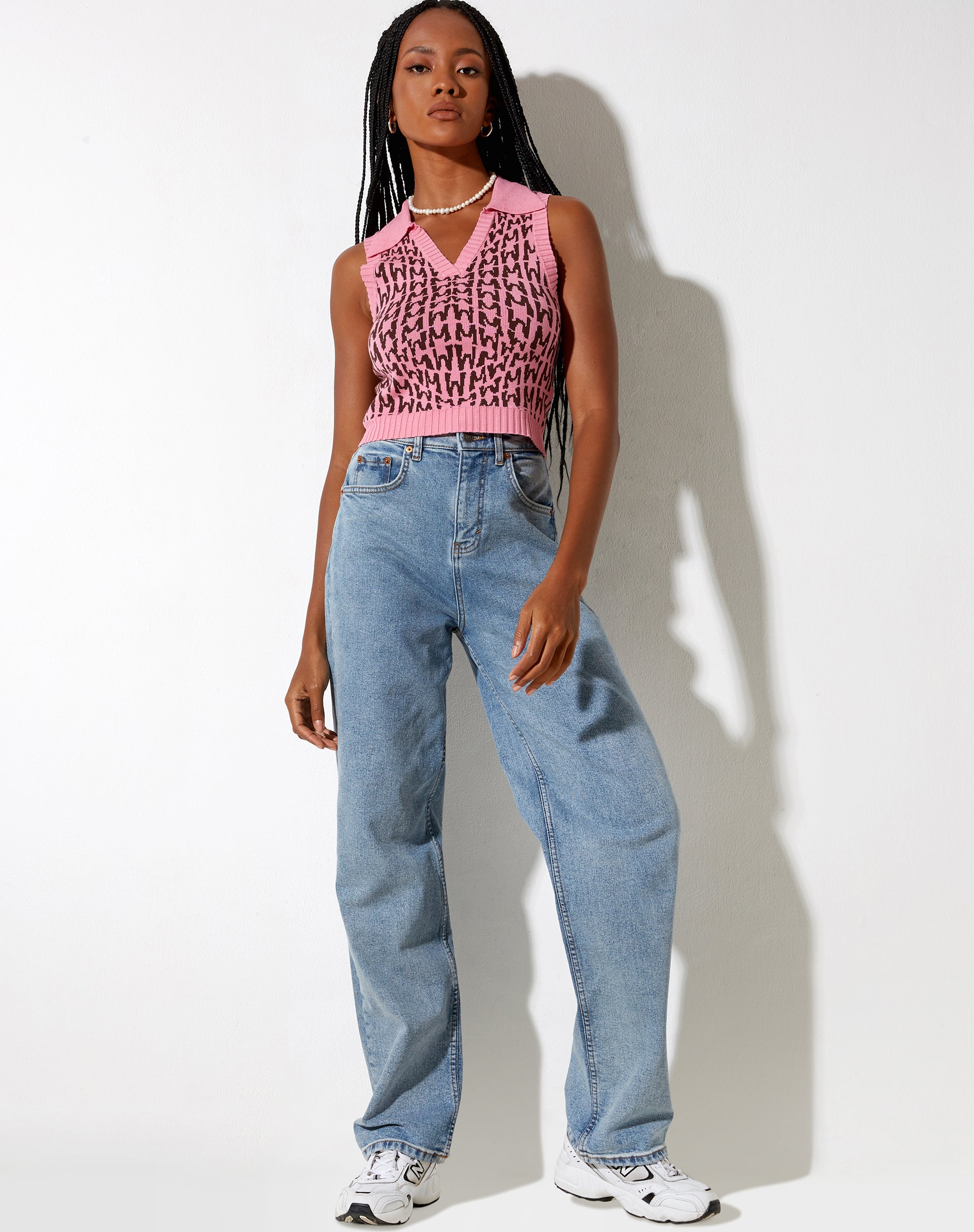 Immagine di Syafa Tank Top in Wavey M Rosa