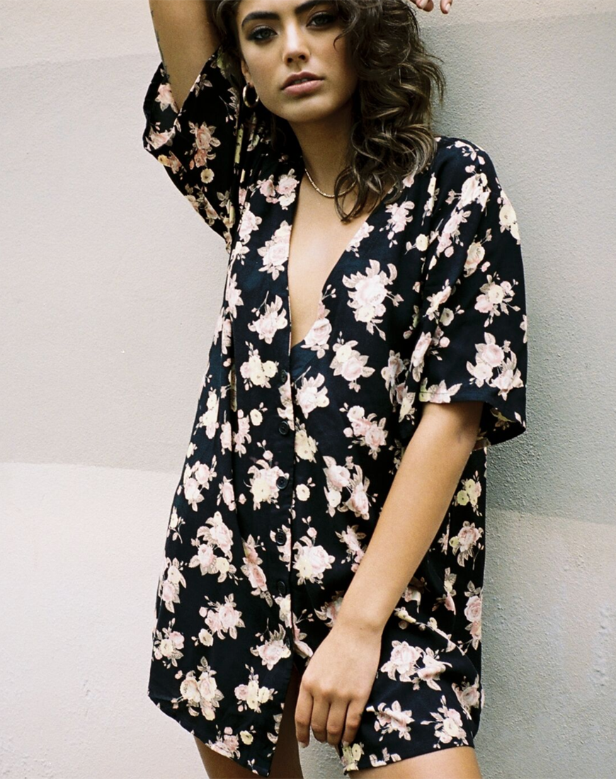 Immagine del vestito Mirach in rosa antico nero