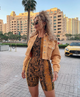 Immagine di Acro Unitard in Snake Mustard